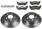 FOR JEEP CHEROKEE 2.8 CRD (KJ) REAR BRAKE DISCS AND REAR BRAKE PADS SET