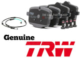 REAR TRW BRAKE PADS AND WEAR SENSOR FOR BMW 640D 3.0 F06 BRAND NEW PARTS