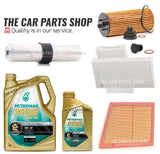 PETRONAS SERVICE KIT FOR BMW 220D 2.0 MSPORT F45 ALL NEW FILTERS & SUMP PLUG
