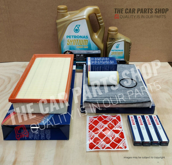 COMPLETE BOSCH SERVICE KIT FOR VW GOLF 2.0 GTI 2012-2018 WITH PREMIUM PETRONAS