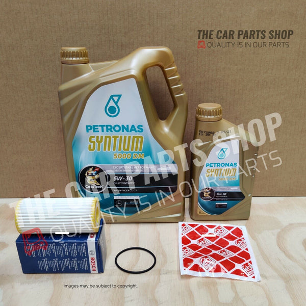 FOR VW GOLF 2.0 GTI 2012-2018 PREMIUM BOSCH OIL CHANGE SERVICE KIT 6L PETRONAS