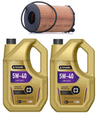 FOR PORSCHE PANAMERA 4.8 970 (G1) PETROL SERVICE KIT 10L 5W40 OIL & FILTER
