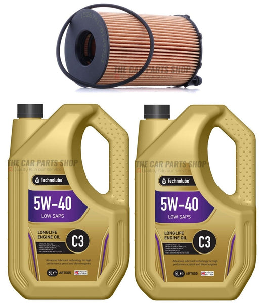 FOR PORSCHE PANAMERA 4.8 970 (G1) PETROL SERVICE KIT 10L 5W40 OIL & FILTER