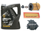 SERVICE KIT FOR PEUGEOT 3008 1.6 HDI SPORT MK1 5L 507 & OIL AIR FUEL SUMP PLUG