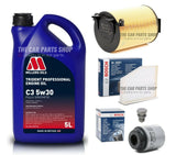 FOR VW GOLF 1.4 TSI MK6 FULL BOSCH SERVICE KIT 5L MILLERS & BOSCH AIR OIL CABIN