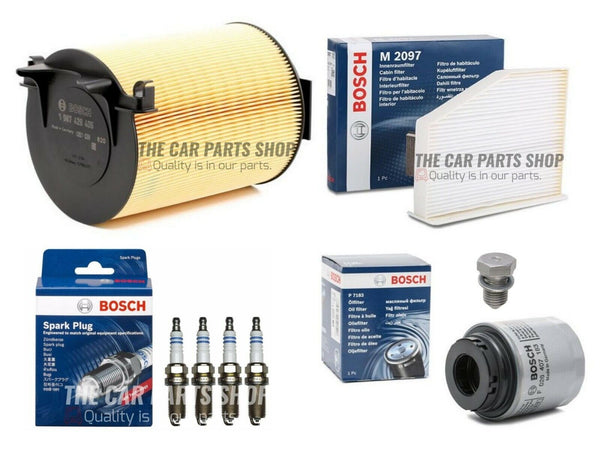 FULL BOSCH SERVICE FILTERS KIT FOR VW GOLF 1.4 TSI MK6 COMPLETE BOSCH KIT