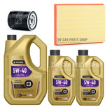 FOR JEEP CHEROKEE 2.8 CRD KJ SERVICE KIT 7L 5W40 OIL & NEW AIR OIL FILTER KIT