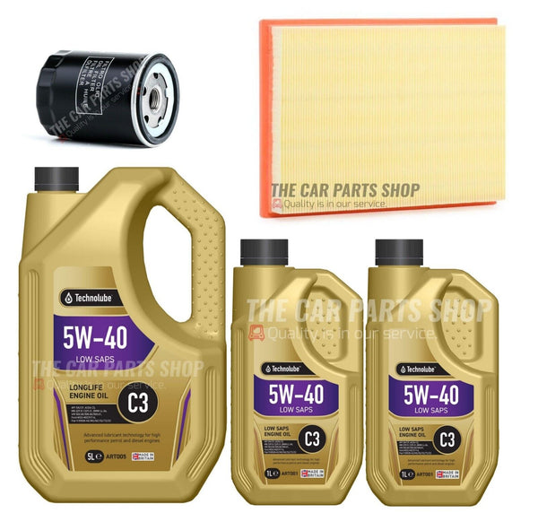FOR JEEP CHEROKEE 2.8 CRD KJ SERVICE KIT 7L 5W40 OIL & NEW AIR OIL FILTER KIT