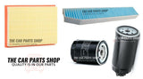 FULL SERVICE FILTER KIT FOR JEEP CHEROKEE 2.8 CRD (KJ) NEW OIL, AIR, CABIN  FUEL