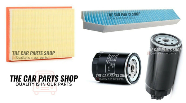 FULL SERVICE FILTER KIT FOR JEEP CHEROKEE 2.8 CRD (KJ) NEW OIL, AIR, CABIN  FUEL