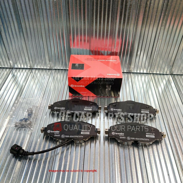 FOR AUDI A3 2.0 TFSI 2008-2013 BREMBO XTRA FRONT BRAKE PADS SET