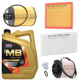 FOR SAAB 9-3 1.9 TTID MK2 FULL SERVICE KIT 5L 0W40 OIL & ALL FILTERS + PLUG NEW