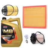 FOR SAAB 9-3 1.9 TTID MK2 SERVICE KIT 5L GRANVILLE 0W40 & OIL AIR FUEL FILTER
