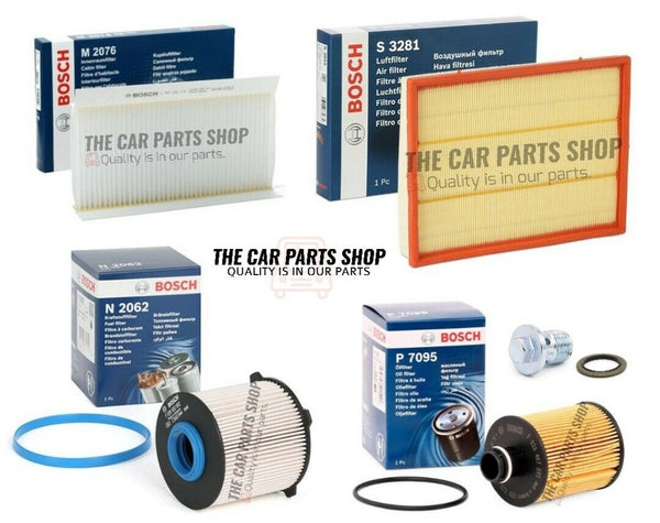 FITS SAAB 9-3 1.9 DIESEL 07-15 FULL BOSCH SERVICE FILTER KIT FULL PACKAGE