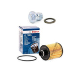 BOSCH OIL FILTER & SUMP PLUG FITS SAAB 9-3 1.9 DIESEL 07-15 OE QUALITY