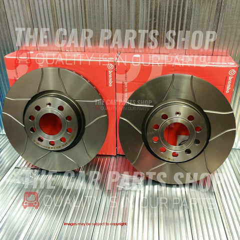 FOR SKODA OCTAVIA MK2 MK3 PREMIUM BREMBO MAX FRONT BRAKE DISCS 312MM