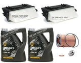 FOR MERCEDES GL350 3.0 AMG SPORT X166 SERVICE KIT 2 X AIR FILTER OIL FILTER 10L