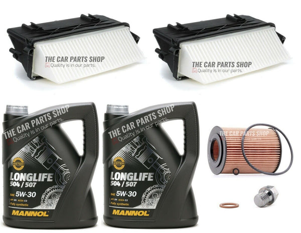 FOR MERCEDES GL350 3.0 AMG SPORT X166 SERVICE KIT 2 X AIR FILTER OIL FILTER 10L