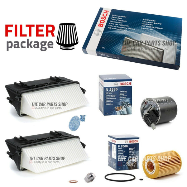 TO FIT MERCEDES GL350 3.0 AMG X166 COMPLETE BOSCH SERVICE FILTER KIT BRAND NEW