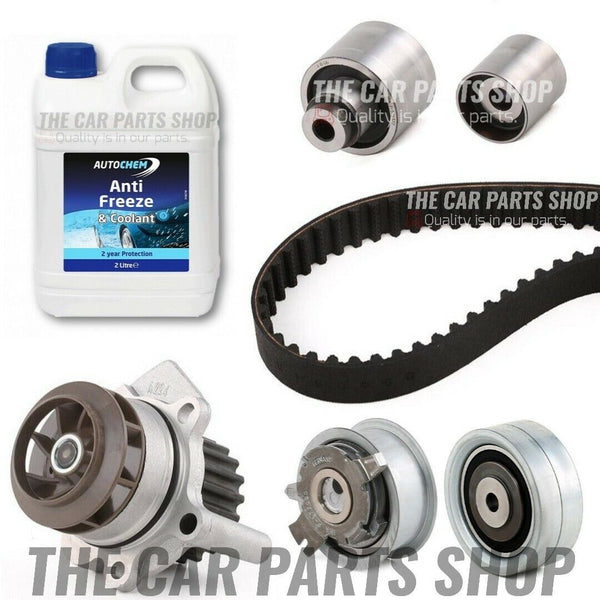 FOR SKODA OCTAVIA SCOUT 2.0 TDI MK2 TIMING BELT KIT PLUS WATER PUMP + ANTIFREEZE
