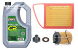 FITS CITROEN C4 PICASSO 2013 SERVICE KIT 5L C2 5W30 + AIR OIL AND PLUG