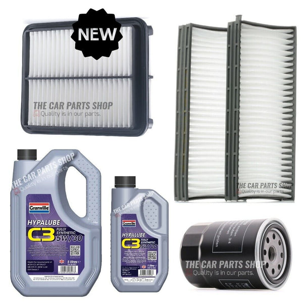 FOR HYUNDAI SANTA FE CRDI 2.0 DIESEL SERVICE KIT 6L OIL & CABIN AIR OIL PACKAGE