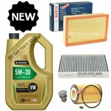 BOSCH SERVICE KIT FOR VW GOLF 1.6 TDI MK7 BOSCH FILTERS X 3 AND ENGINE OIL 5L