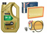 BOSCH SERVICE KIT FOR VW GOLF 1.6 TDI MK7 5L LONGLIFE & BOSCH AIR & OIL FILTER