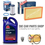 PREMIUM MILLER'S SERVICE KIT FITS VW GOLF 1.6 TDI MK7 WITH BOSCH FUEL AIR OIL OE