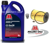 FIT VW GOLF 1.6 TDI MK7 12-16 SERVICE KIT 5L 504-507 MOTOR OIL & OIL FILTER PLUG