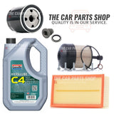 FOR NISSAN NV200 1.5 DCI MK1 SERVICE KIT FUEL AIR OIL FILTER AND C4 5W30 OIL 5L