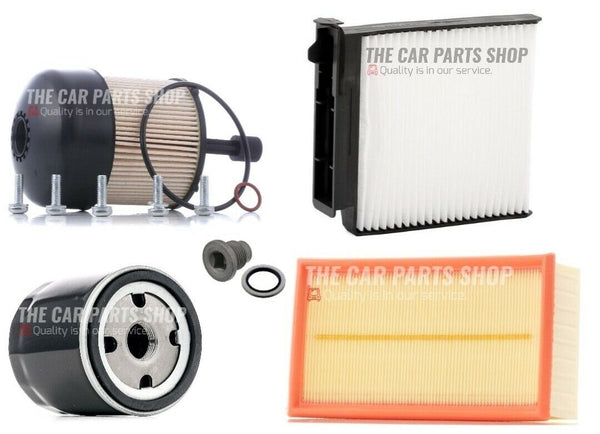 FOR NISSAN NV200 1.5 DCI MK1 FULL SERVICE FILTER KIT AND SUMP PLUG