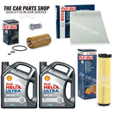 BOSCH SERVICE KIT & SHELL 5W30 10L FOR MERCEDES E320 3.2 CDI W211 BOSCH 3 FILTER
