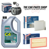 BOSCH SERVICE KIT FITS NISSAN NV200 1.5 DCI MK1 5L C4 + BOSCH AIR OIL CABIN KIT