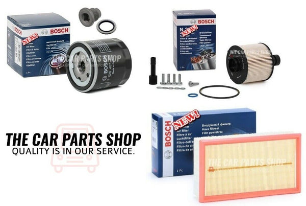 BOSCH SERVICE FILTER KIT FITS NISSAN NV200 1.5 DCI MK1 FUEL OIL AIR PLUG NEW