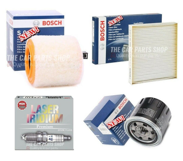 FULL BOSCH SERVICE FILTERS KIT FITS VAUXHALL ASTRA K 1.4 ELITE (NGK PLUGS x 4)