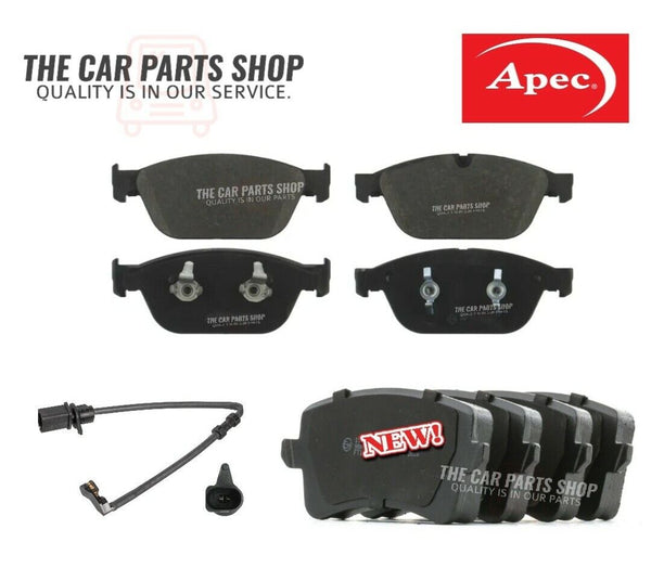 FOR AUDI SQ5 APEC FRONT & REAR BRAKE PADS SET WITH FRONT AXLE SENSOR