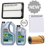 FOR NISSAN QASHQAI 1.6 DCI MK2 J11 SERVICE KIT 6L C4 OIL & CABIN AIR OIL FILTER