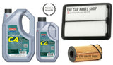 FOR NISSAN QASHQAI 1.6 DCI MK2 J11 SERVICE KIT 6L C4 5W30 AIR FILTER OIL FILTER