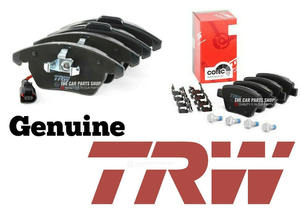 TO FIT SKODA OCTAVIA MK2 TDI TRW FRONT & REAR BRAKE PADS ALL ROUND NEW