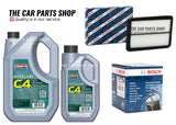 FITS NISSAN QASHQAI 1.6 DCI J11 BOSCH SERVICE KIT OIL AND AIR FILTER & 5W30 C4