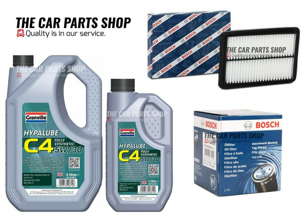 FITS NISSAN QASHQAI 1.6 DCI J11 BOSCH SERVICE KIT OIL AND AIR FILTER & 5W30 C4