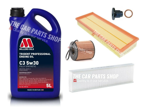 MILLERS OIL SERVICE KIT FITS MINI COOPER S 1.6 PETROL