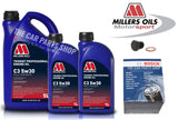 FITS AUDI SQ5 3.0 TDI 12-16 BOSCH SERVICE KIT BOSCH FILTER & MILLERS OIL 7 LITRE