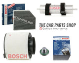 FULL BOSCH SERVICE FILTER KIT FOR AUDI SQ5 3.0 TDI 12-16 WITH NEW SUMP PLUG