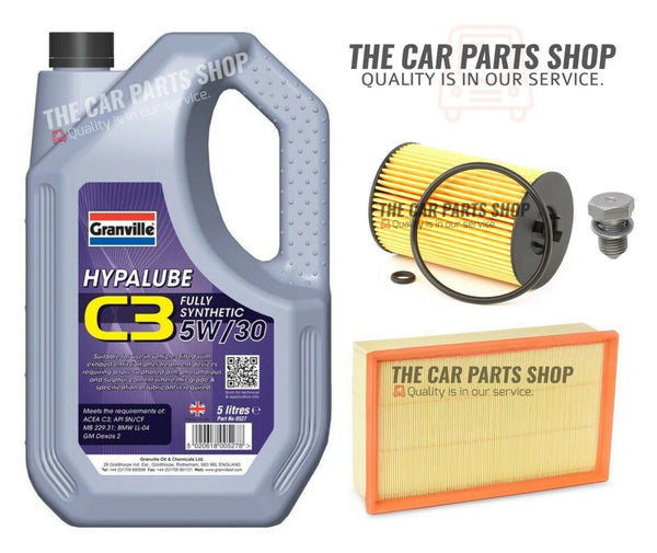 FOR VW PASSAT 2.0 TDI B8 MK7 SERVICE KIT GRANVILLE AND AIR OIL FILTER SUMP PLUG