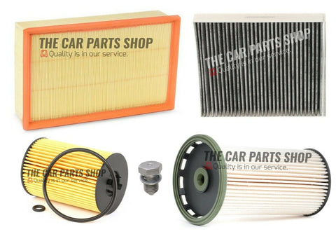 FOR VW PASSAT 2.0 TDI B8 MK7 FULL SERVICE FILTERS KIT NEW FILTERS & SUMP PLUG