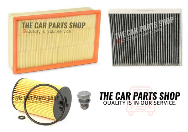 FOR VW PASSAT 2.0 TDI B8 MK7 SERVICE FILTERS KIT POLLEN AIR OIL FILTER & PLUG