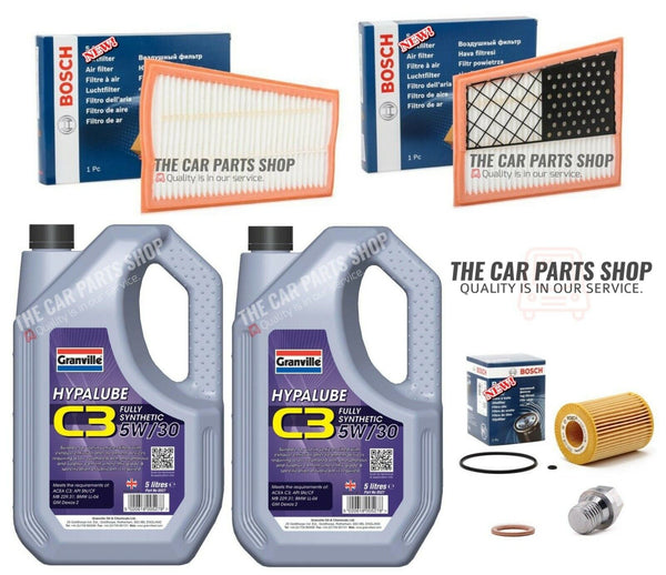 FITS MERCEDES BENZ E320 BOSCH SERVICE KIT 10L GRANVILLE & BOSCH AIR OIL PACK