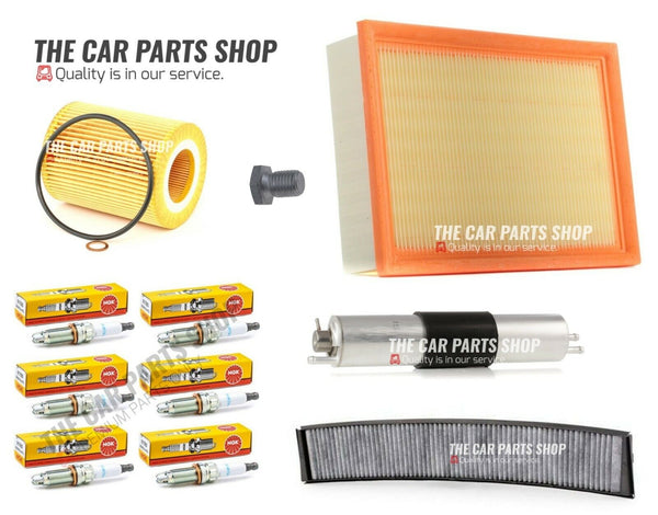 TO FIT BMW 3 SERIES 330i CLUBSPORT E46 FULL SERVICE FILTERS KIT WITH NGK PLUGS